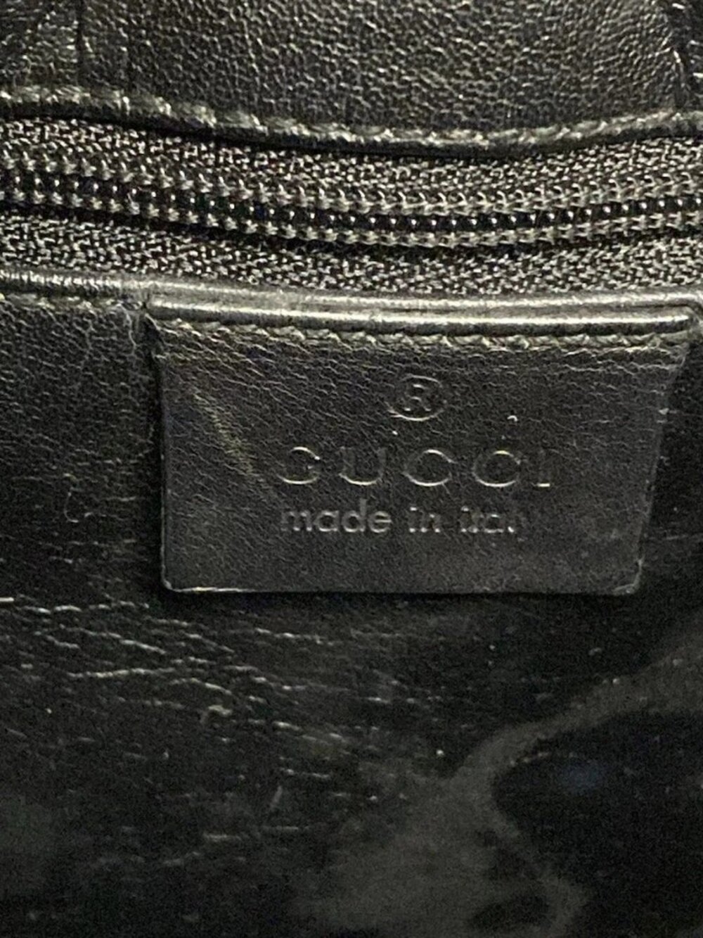 GUCCI GG 13748 Beige Black Jacquard Leather - Shoulder Bag - Picture 13 of 15